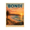 Bondi Sunset Travel Poster