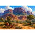 MacDonnell Ranges Australia Canvas Print Wall Art
