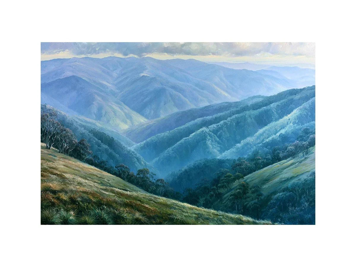 Victorian Alps Landscape Canvas Print