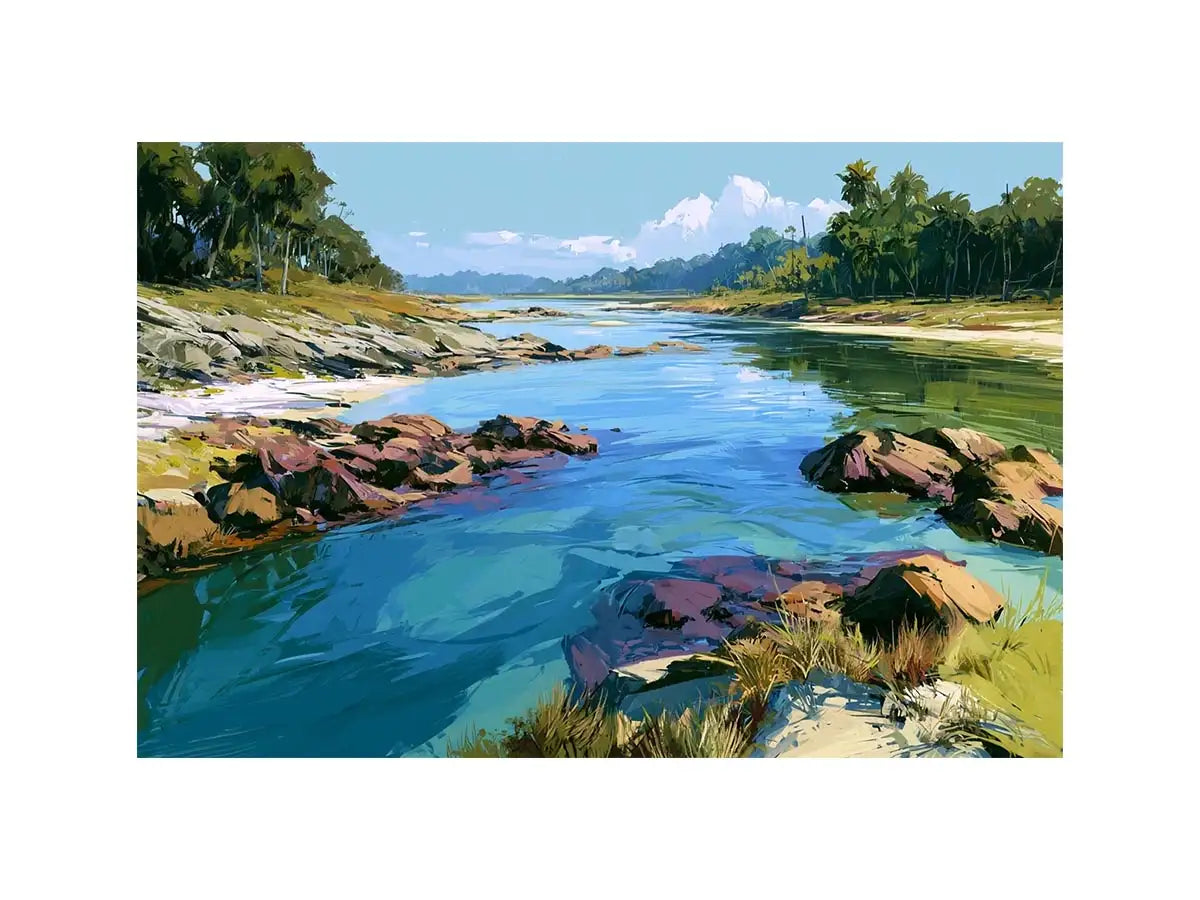 Pioneer River Canvas Print