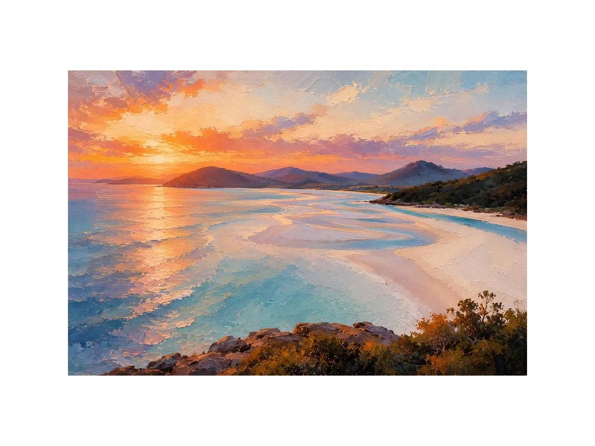 Whitehaven Sunset Canvas Print