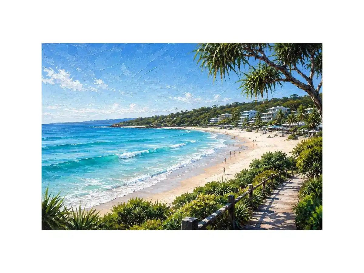 Noosa Main Beach Coastal Wall Art