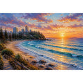 Burleigh Heads Sunset Canvas Print