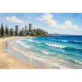 Burleigh Heads Abstract Ocean Canvas