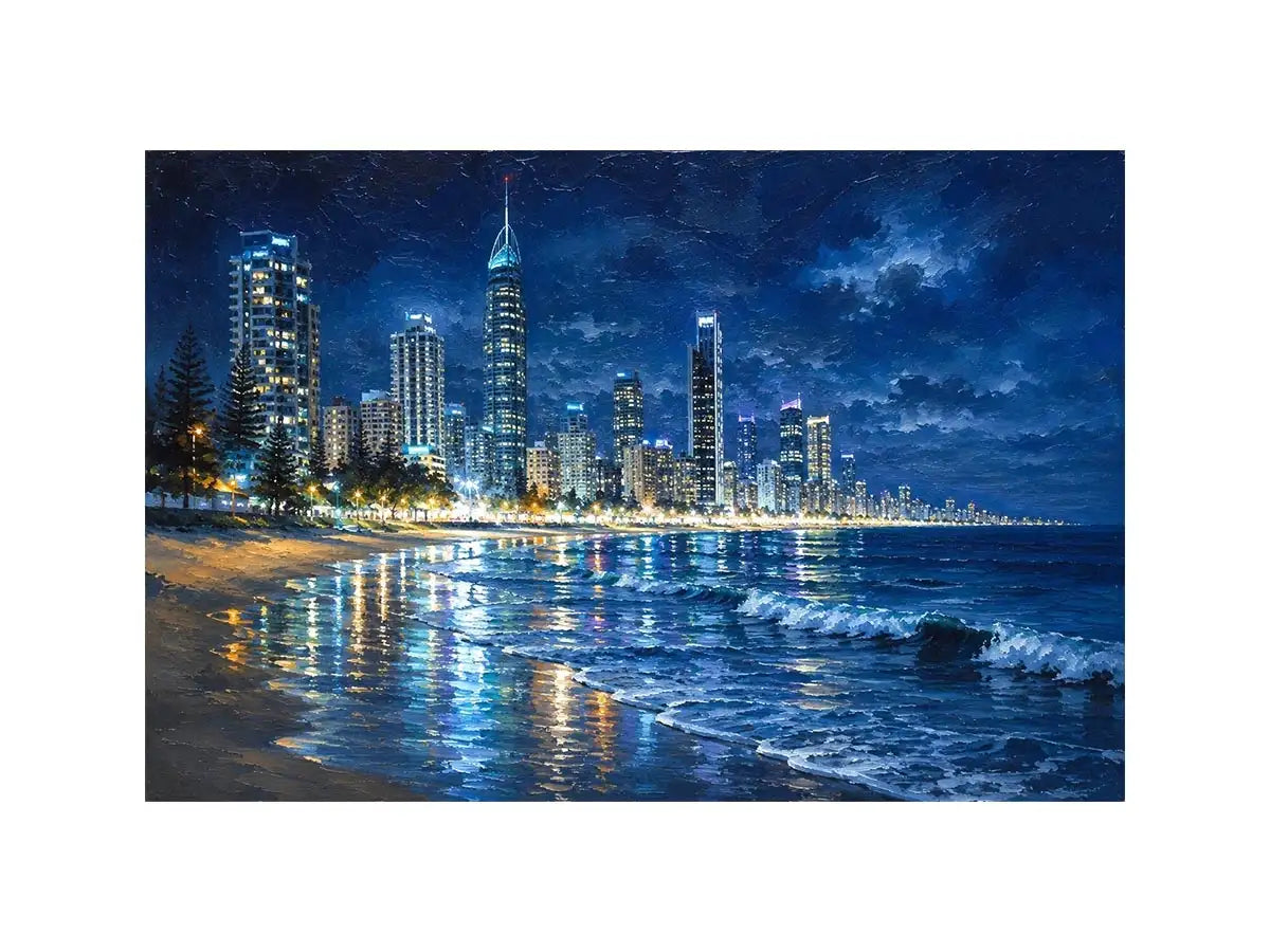 Surfers Paradise In night