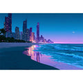 Moonrise surfers paradise