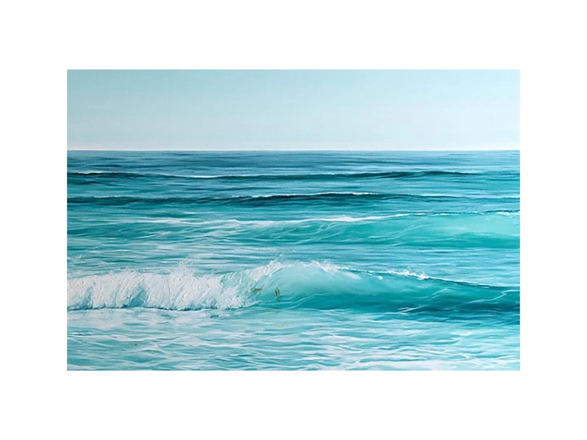 Surfers Paradise Abstract Ocean Canvas