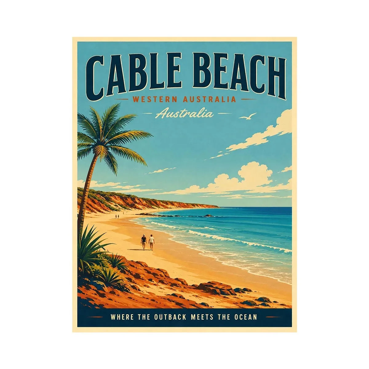 Cable Vintage Travel Poster