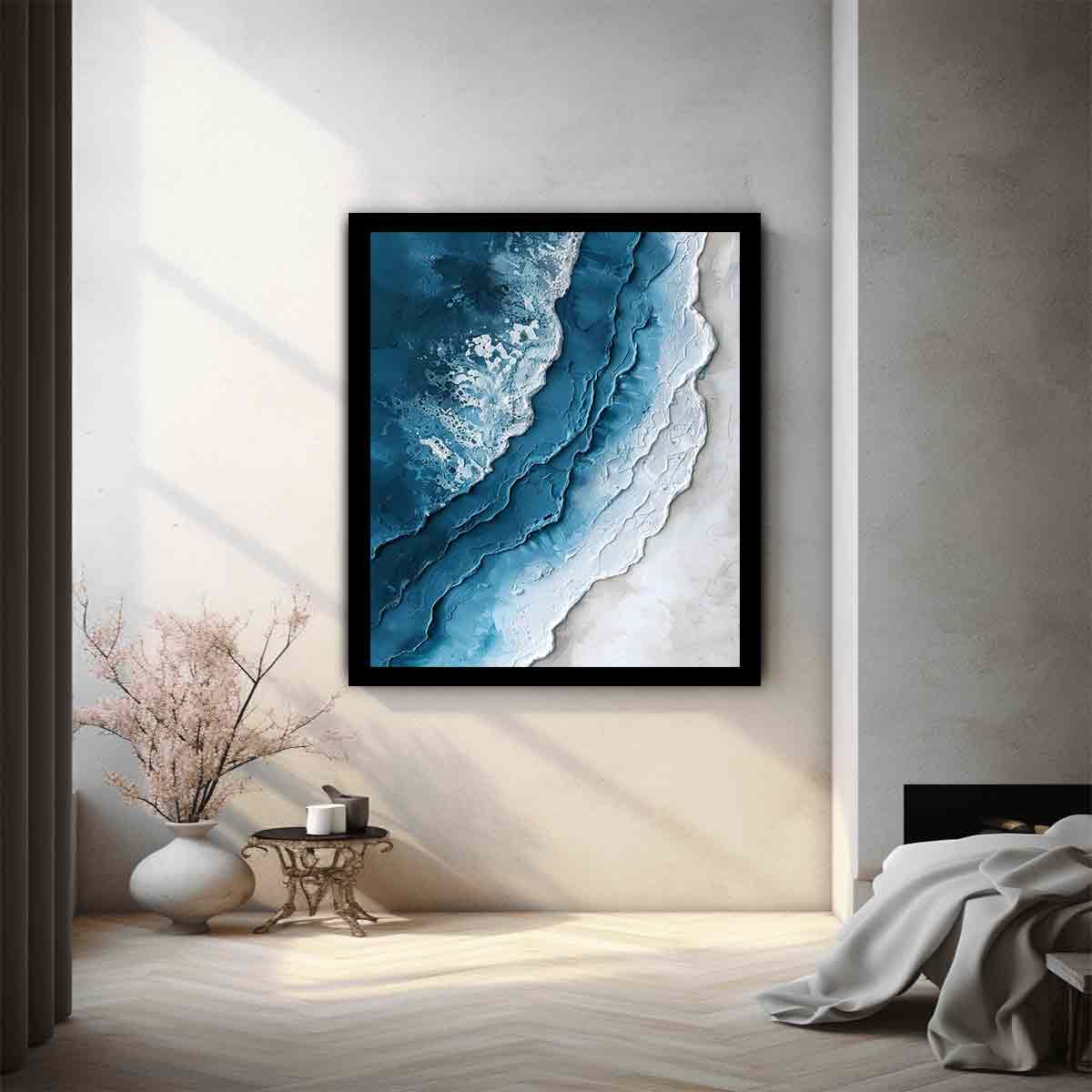 Textured Ocean Abstract Wave