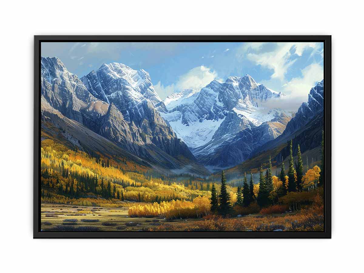 Alpine Mountain Canvas