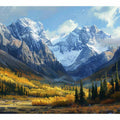 Alpine Mountain Canvas