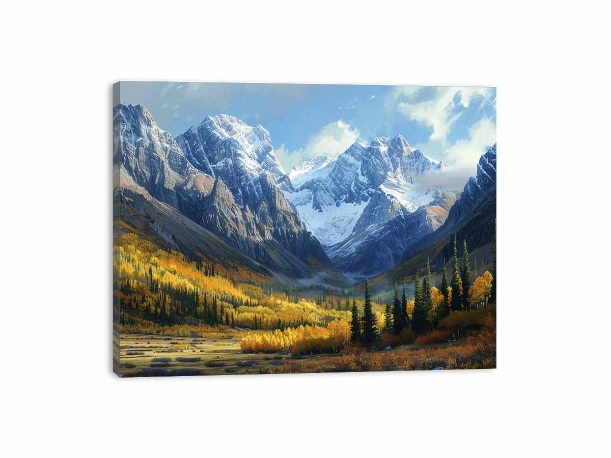 Alpine Mountain Canvas