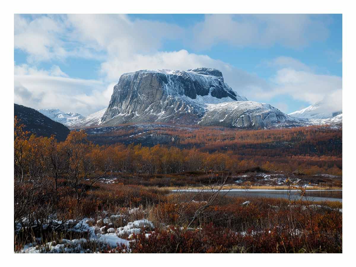 Snowy Plateau Wall Art