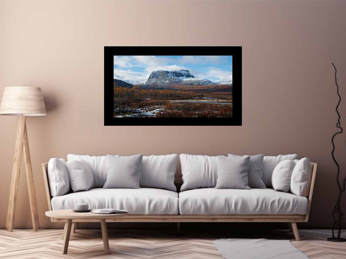Snowy Plateau Landscape
