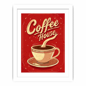 Coffee House Streched canvas