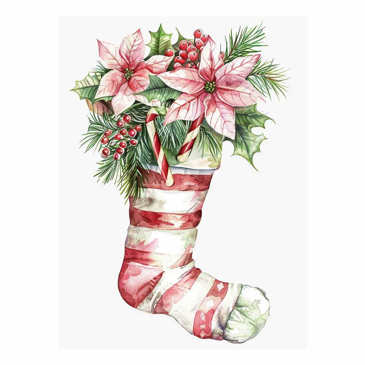 Christmas Striped Stockings
