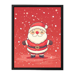 Santa in The Snow   Painting