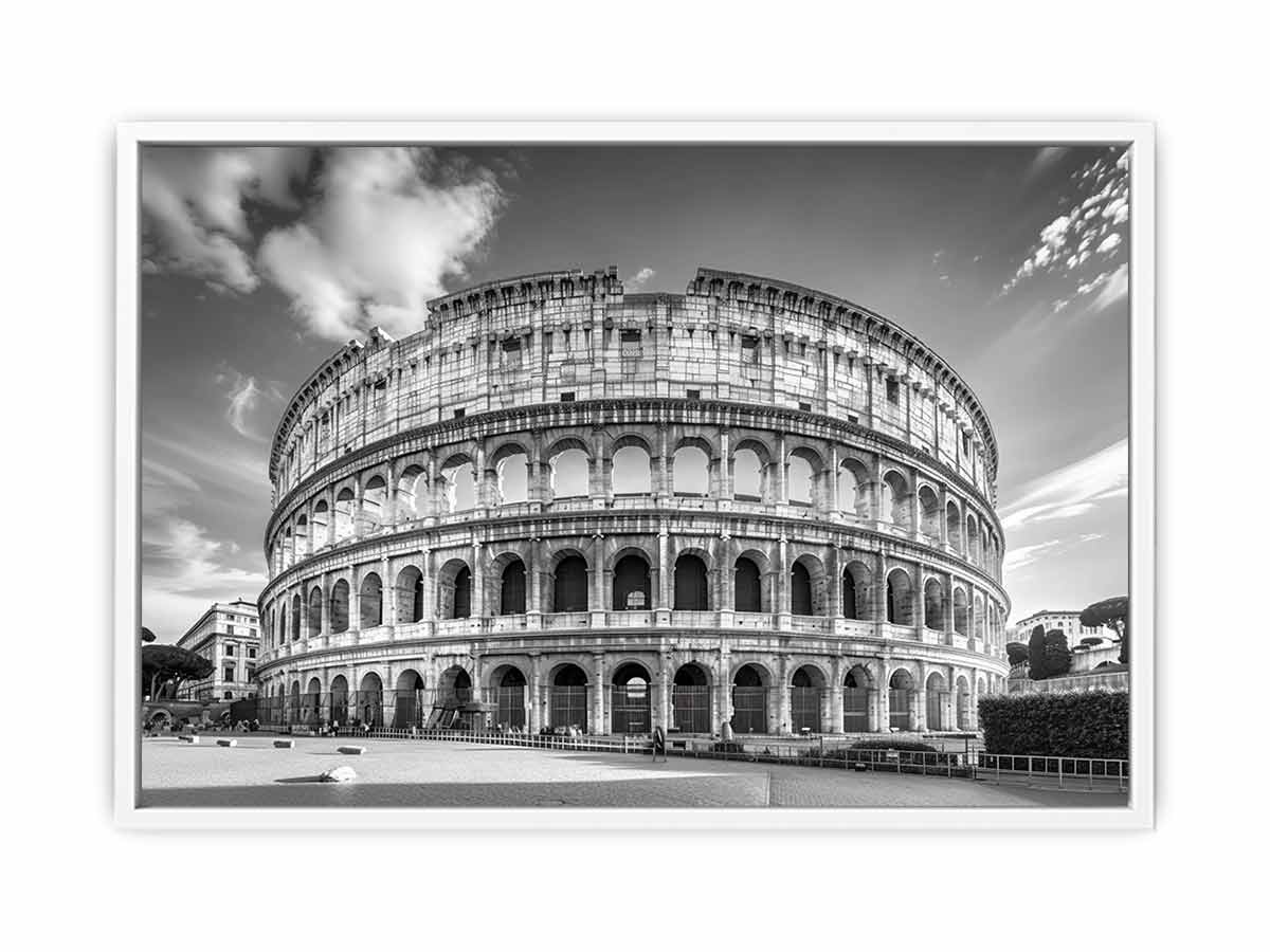 Colosseum in Rome Italy Framed Print