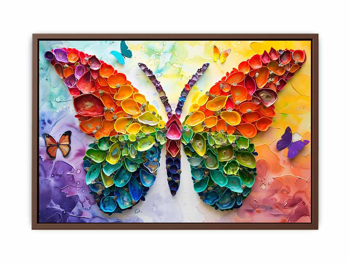 Colorful Buterfly   Poster