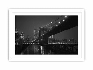 Brooklyn Bridge at Night  Streched canvas