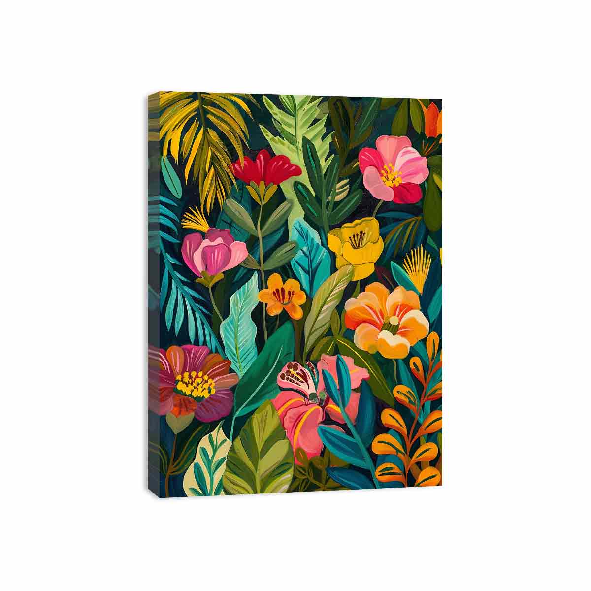Vibrant Garden Canvas Print
