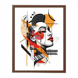 Abstract Face  Poster