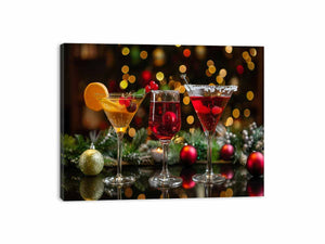 Christmas Mocktails Canvas Print