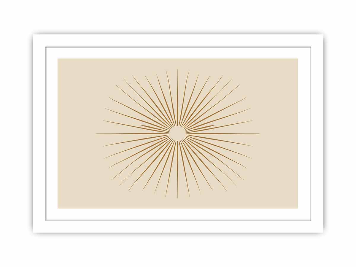 Sun  Streched canvas