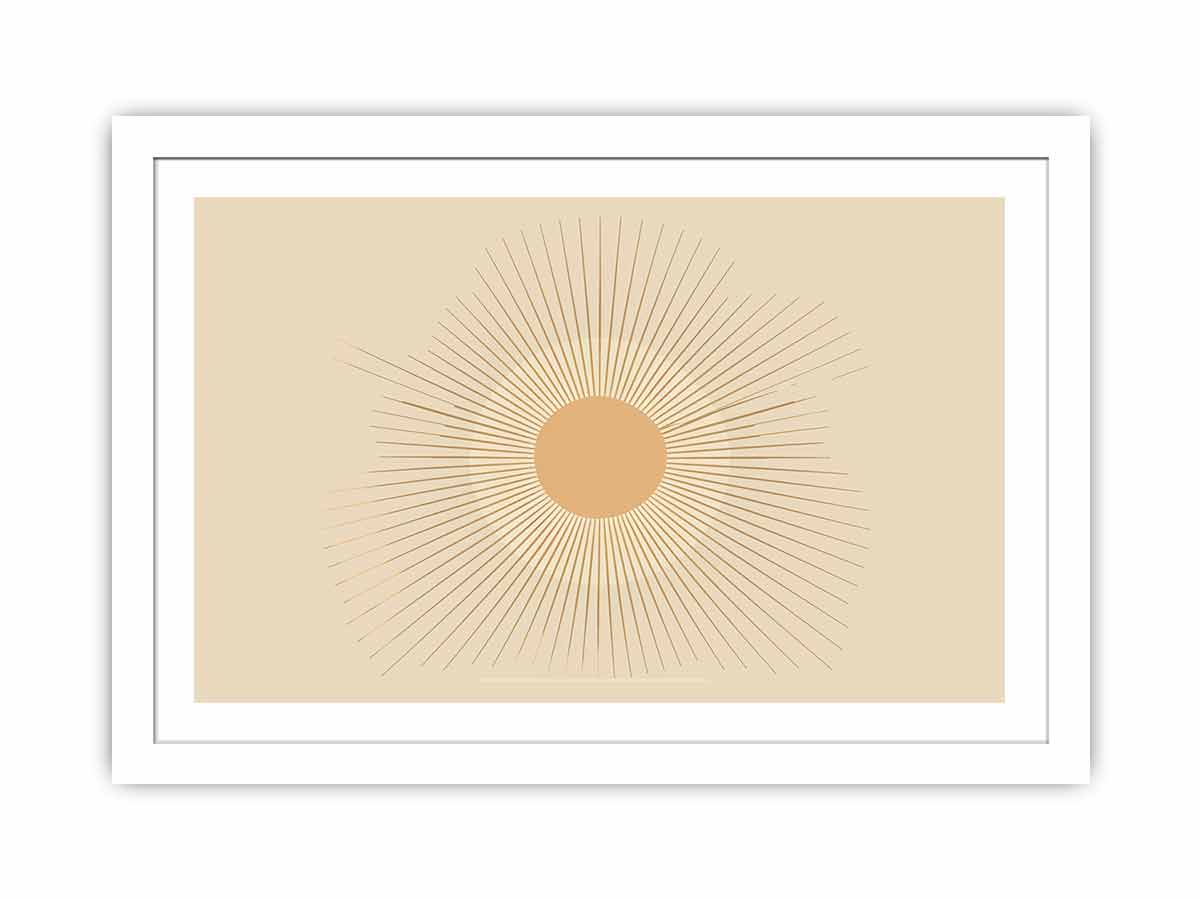 Sun  Streched canvas