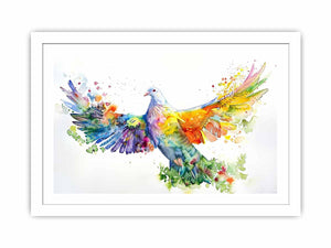 Elegant Dove  Streched canvas