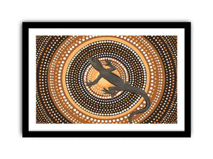 Lizard Dots  Art Print