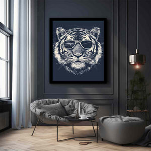 Monochrome Lion Sketch