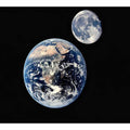 Moon & Earth 