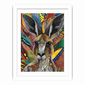 Kangaroo  Streched canvas
