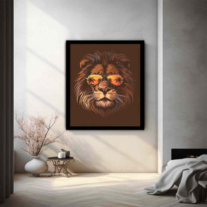 Lion Sunglasses Tropical
