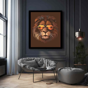 Lion Sunglasses Tropical