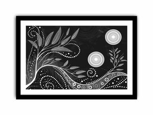 Dotted Tree  Art Print