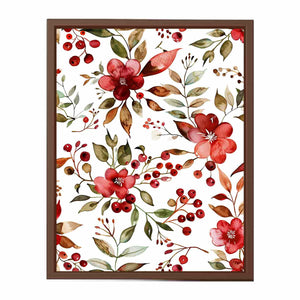 Watercolor Red  Poster