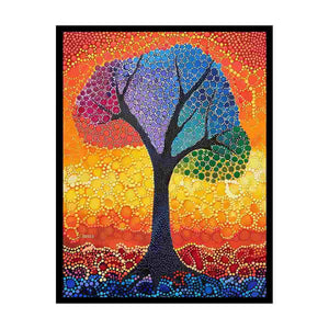 Colorful Tree   Painting