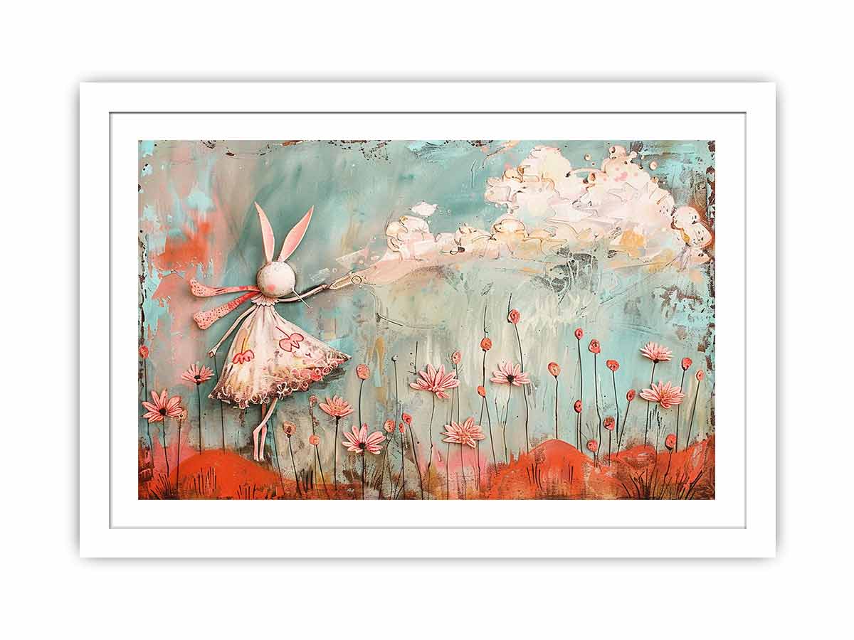 Flower Field Streched canvas
