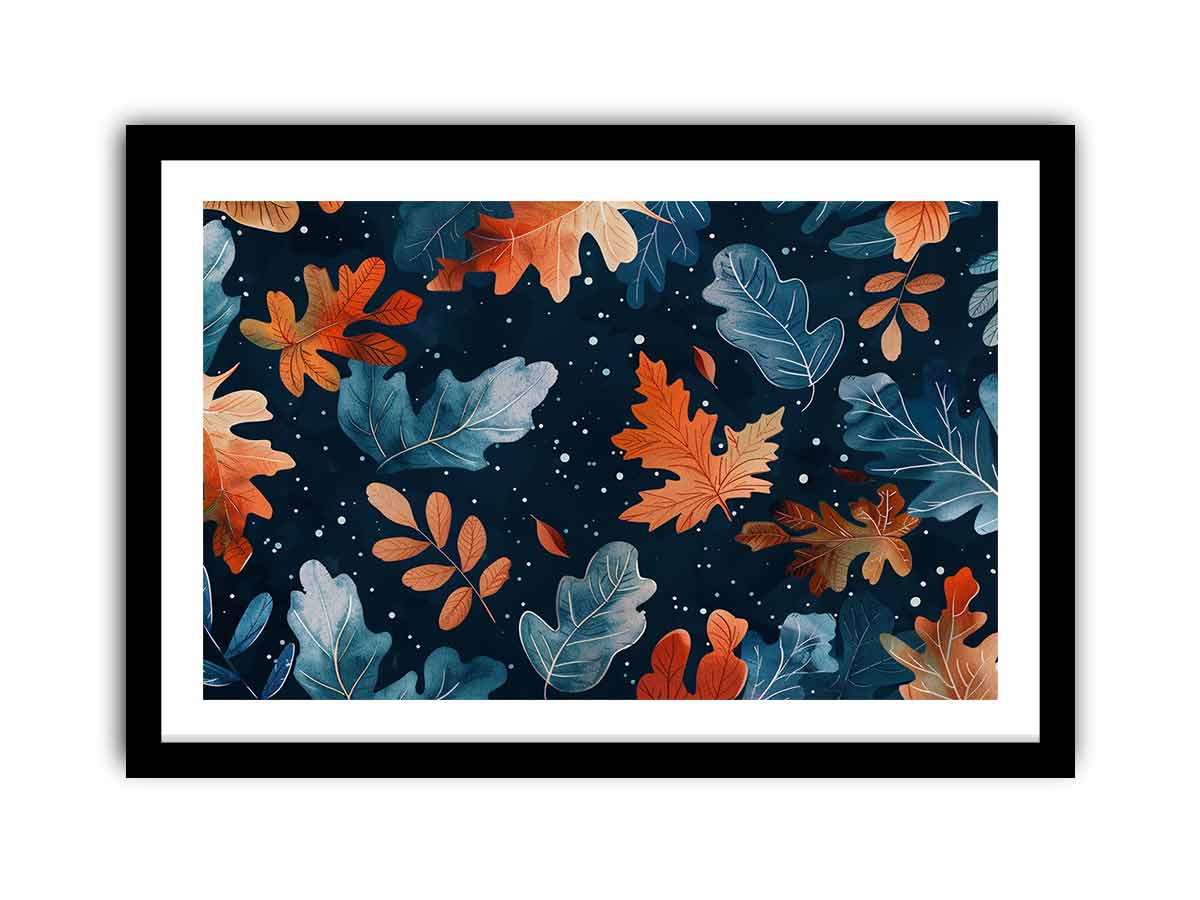 Winter Leaves   Art Print
