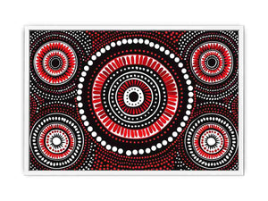 Red Dots  Framed Print
