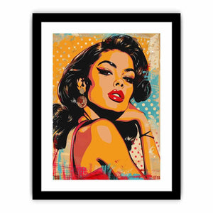 Sexy Lady  Art Print