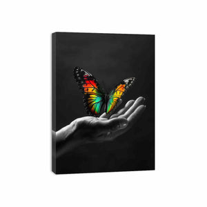 Love in Hands Canvas Print