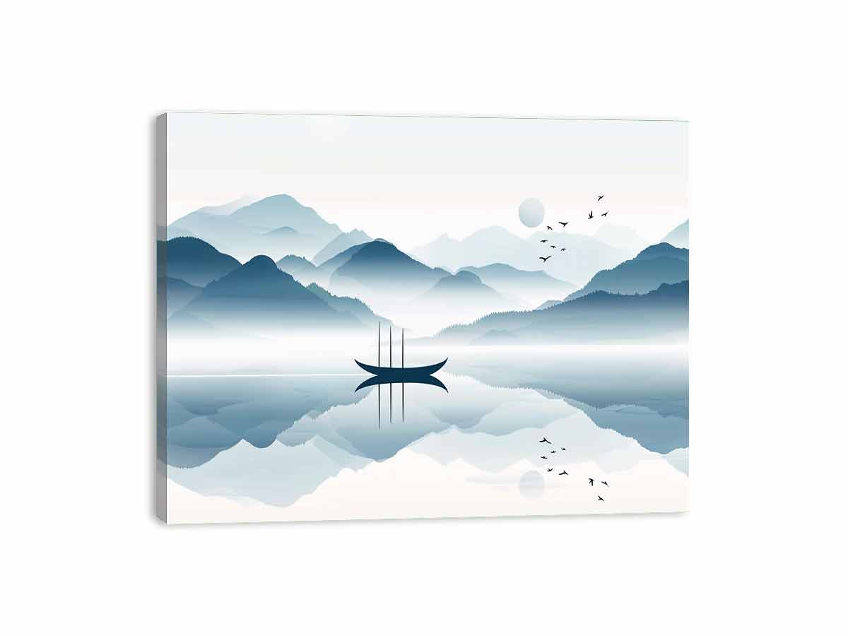In the Lake  Canvas Print