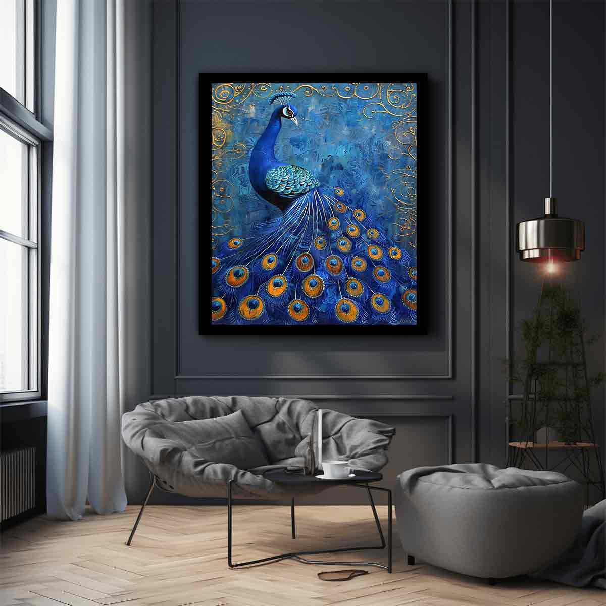 Blue Peacock