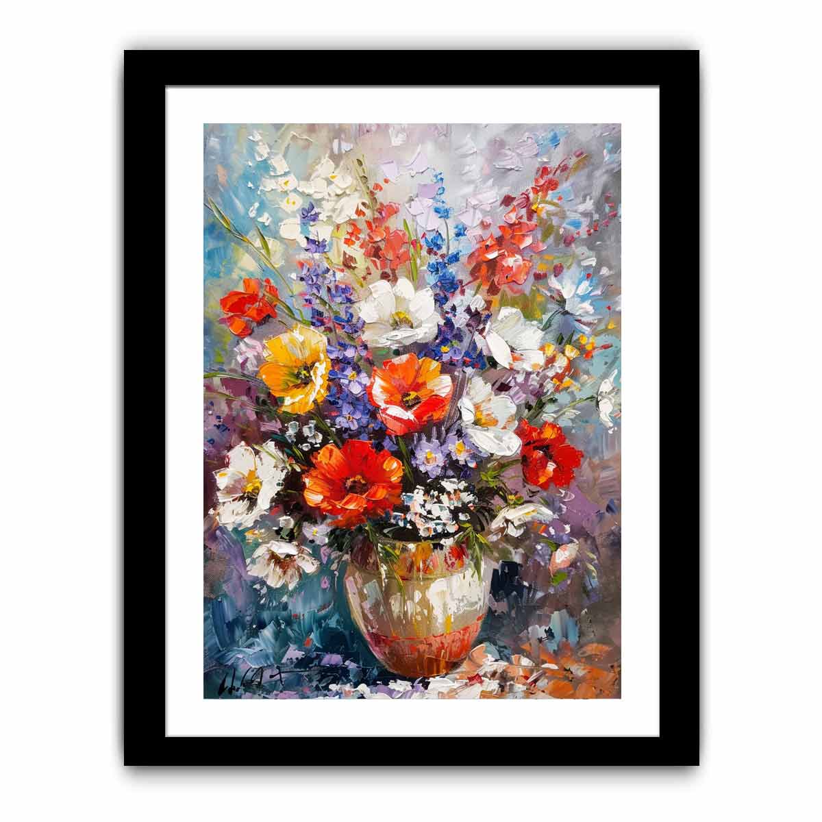 Lovely Flower Vase  Art Print