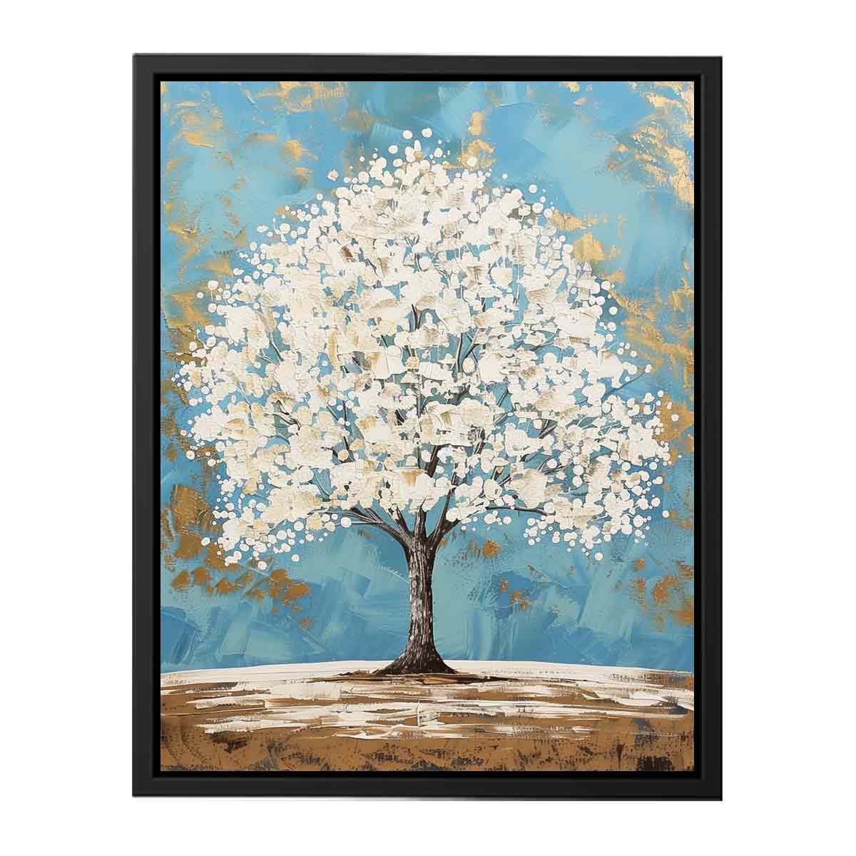 White Tree  Painting