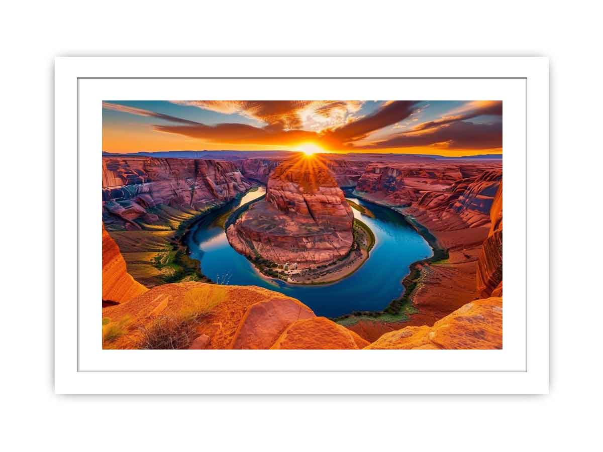 Horseshoe Canyon Streched canvas