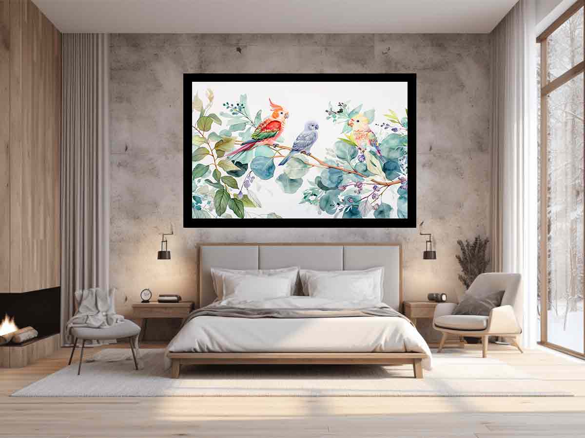 Birds On Eucalyptus 